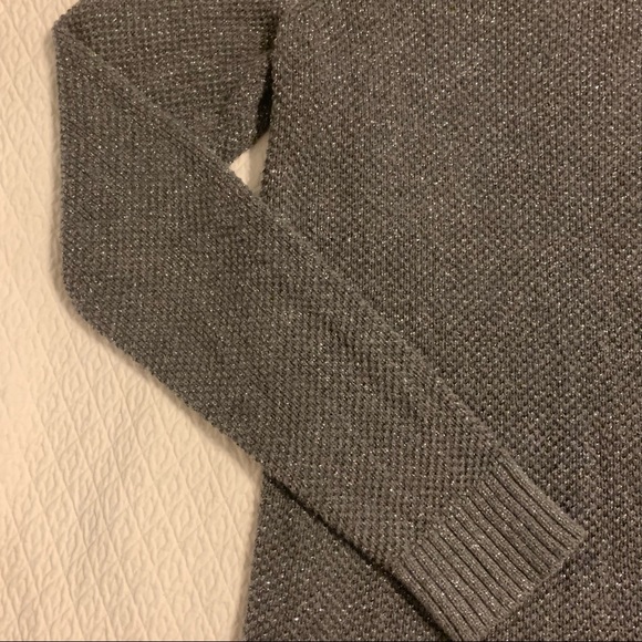 Charter Club Sparkle Grey Sweater Size PM - Picture 7 of 8